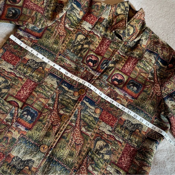 On The Rocks , California, tapestry coat. size X-Large, 1X, womens, vintage. - Picture 7 of 13